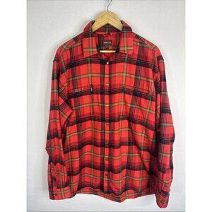 Härkila Red Plaid Flannel Shirt XXL Heavyweight Cotton Portugal